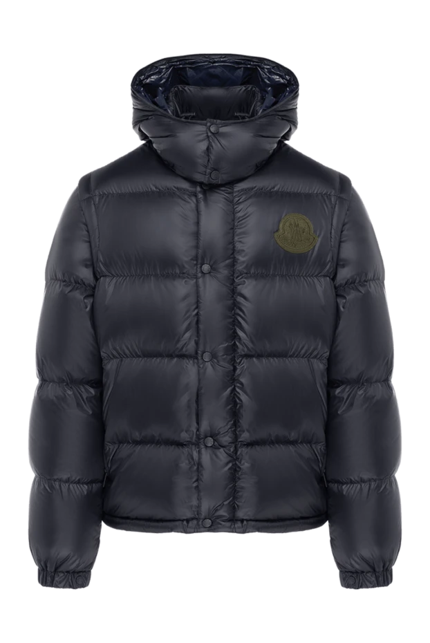 Moncler men's black padded jacket with logo 184944 - photo 1