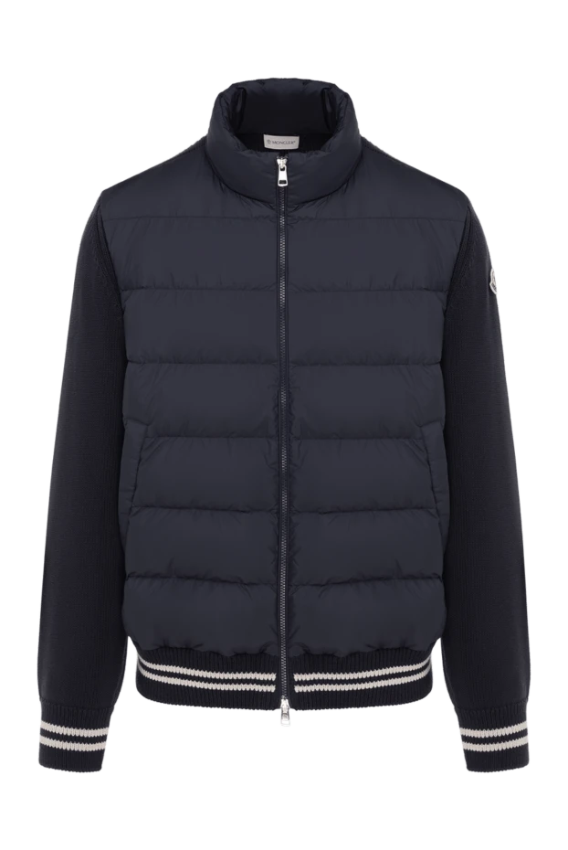 Moncler men's blue bomber jacket 184945 - photo 1