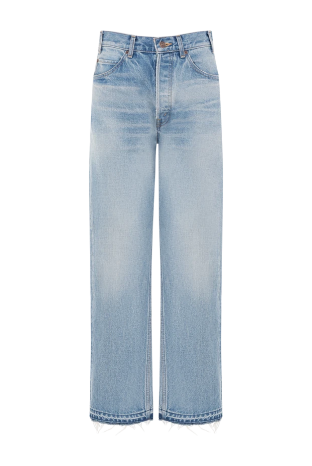 Celine blue distressed women's wide jeans 184955 - photo 1