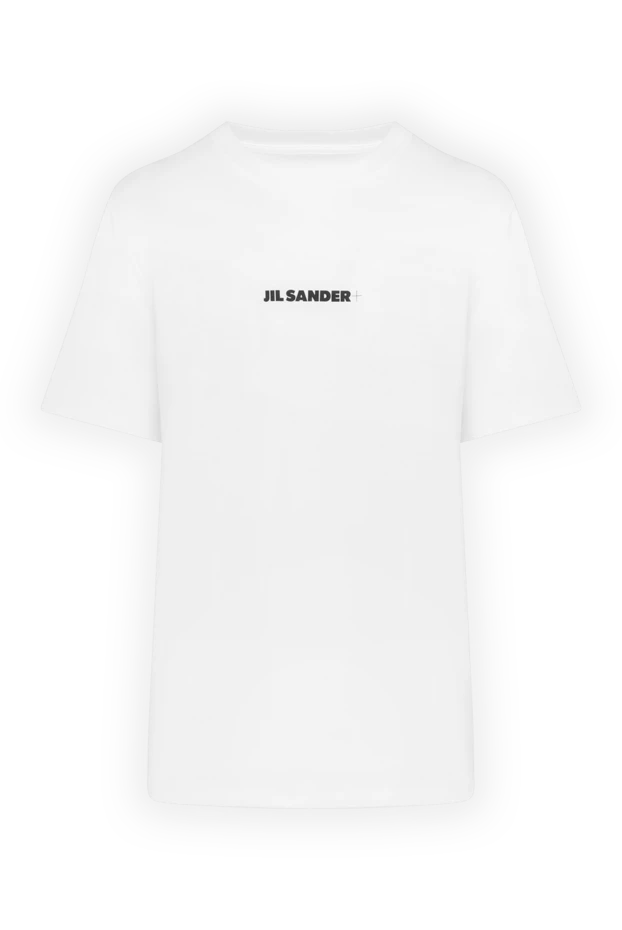 Jil Sander women's white cotton t-shirt with logo 184959 - photo 1