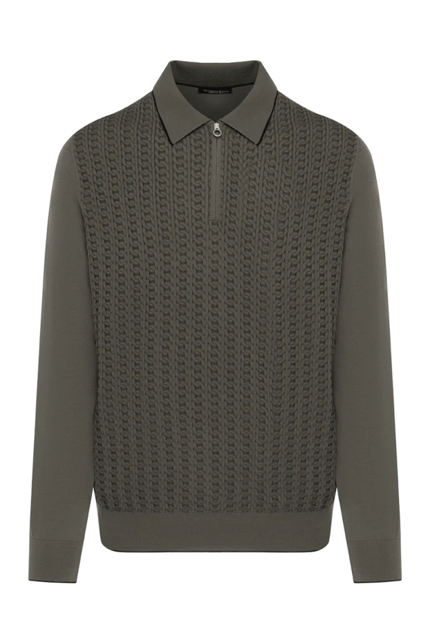 Stefano Ricci green long sleeve polo with alligator logo 184989 - photo 1