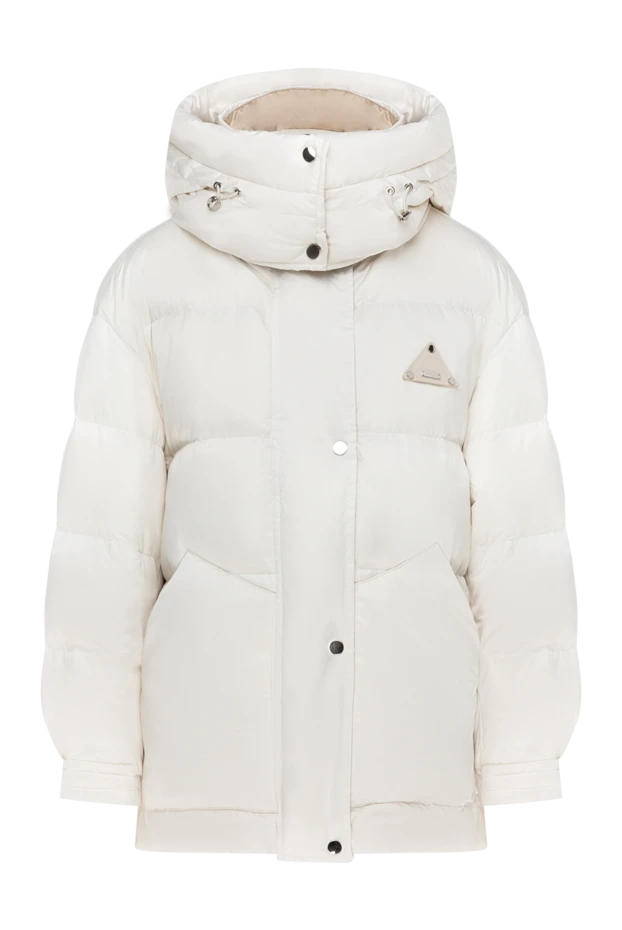 Interdee women's white down jacket with hood 185003 - photo 1