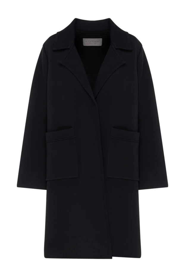 D.Exterior women's black coat with pockets 185023 - photo 1