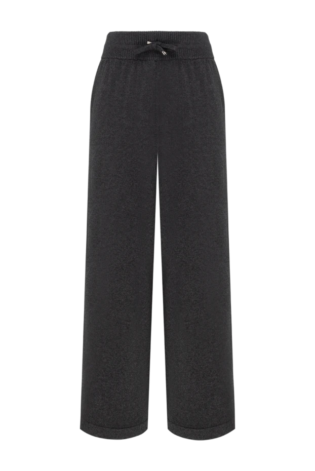 Cesare di Napoli men's gray winter trousers with cuffs 185031 - photo 1