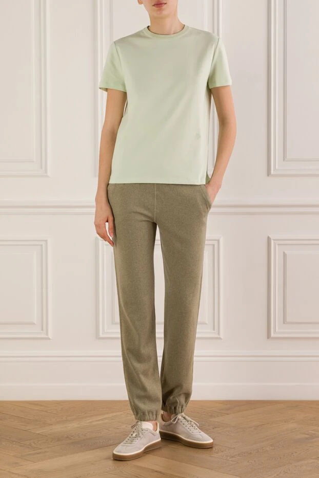 Брюки мужские серые на кулике - фото 2