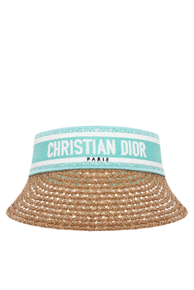 Dior women's d-ocean visor with embroidery 185038 - photo 1