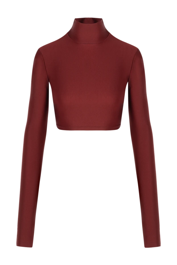 The Andamane long sleeve top without print, burgundy 185077 - photo 1