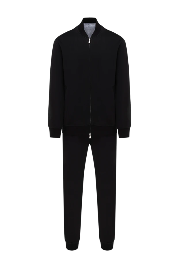 Brunello Cucinelli men's sports suit black with zipper 185129 - photo 1
