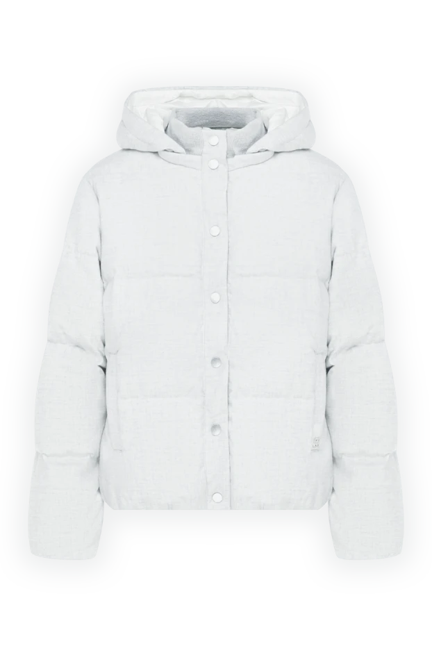 Panicale women's short white jacket with hood 185146 - photo 1