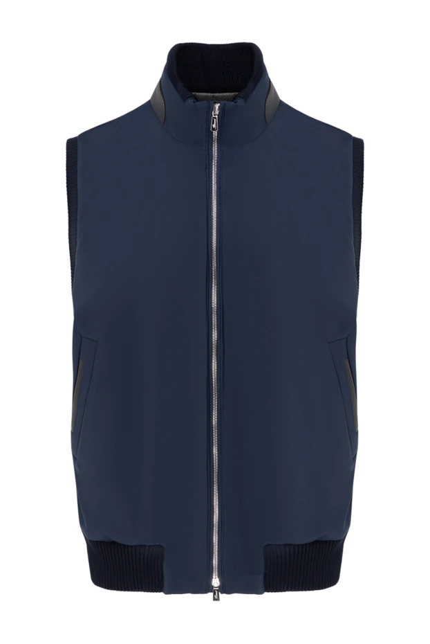 Lenoci men's blue vest with zipper 185163 - photo 1