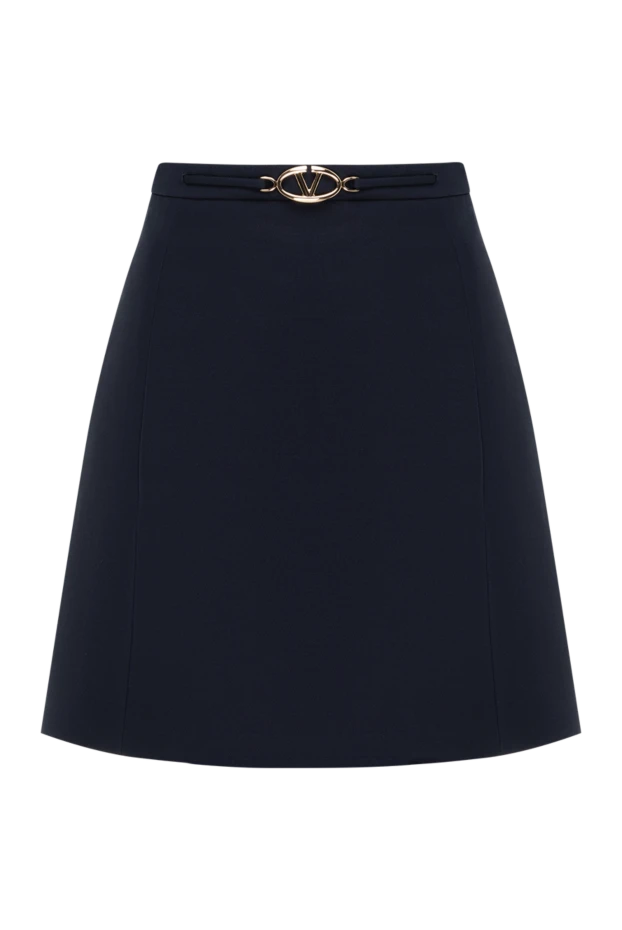 Valentino mini skirt blue with logo 185205 - photo 1