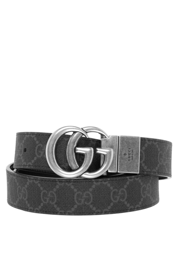 Gucci narrow double-sided gray gg marmont belt 185217 - photo 1