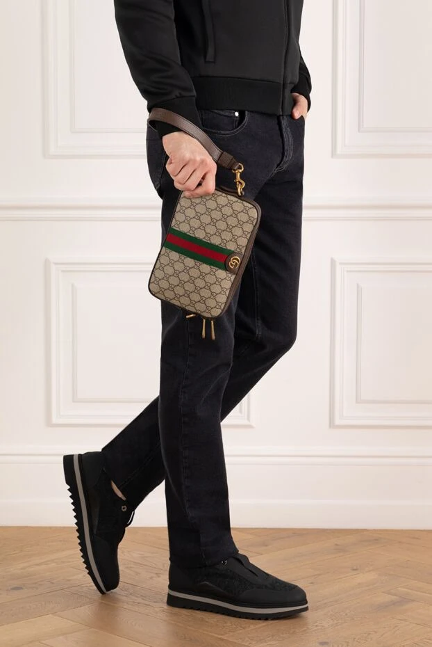 Gucci чоловічі сумка через плече 185226 - фото 2