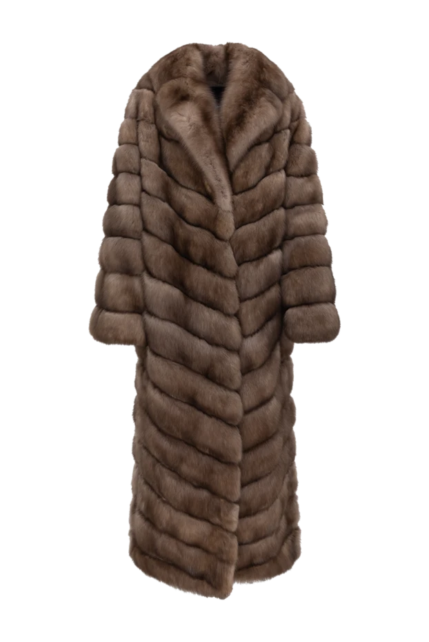 Giorgio Magnani women's long brown sable fur coat 185265 - photo 1