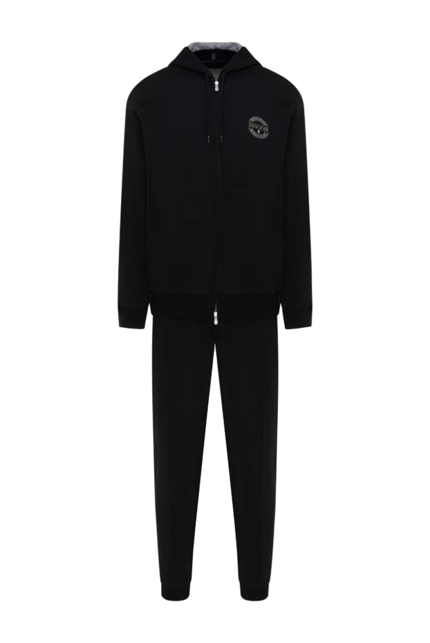 Brunello Cucinelli black tracksuit with hood and logo 185266 - photo 1