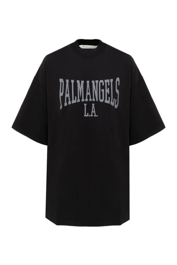 Palm Angels women's black oversized t-shirt with logo 185294 - photo 1