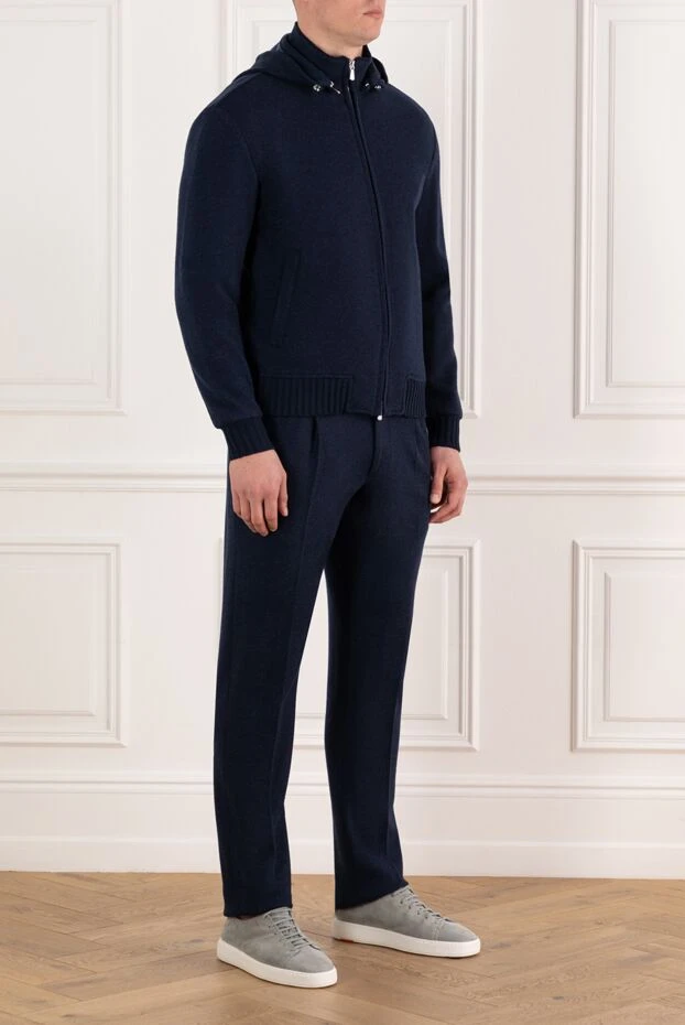 Enrico Mandelli warm sports suit for men blue 185331 - photo 3