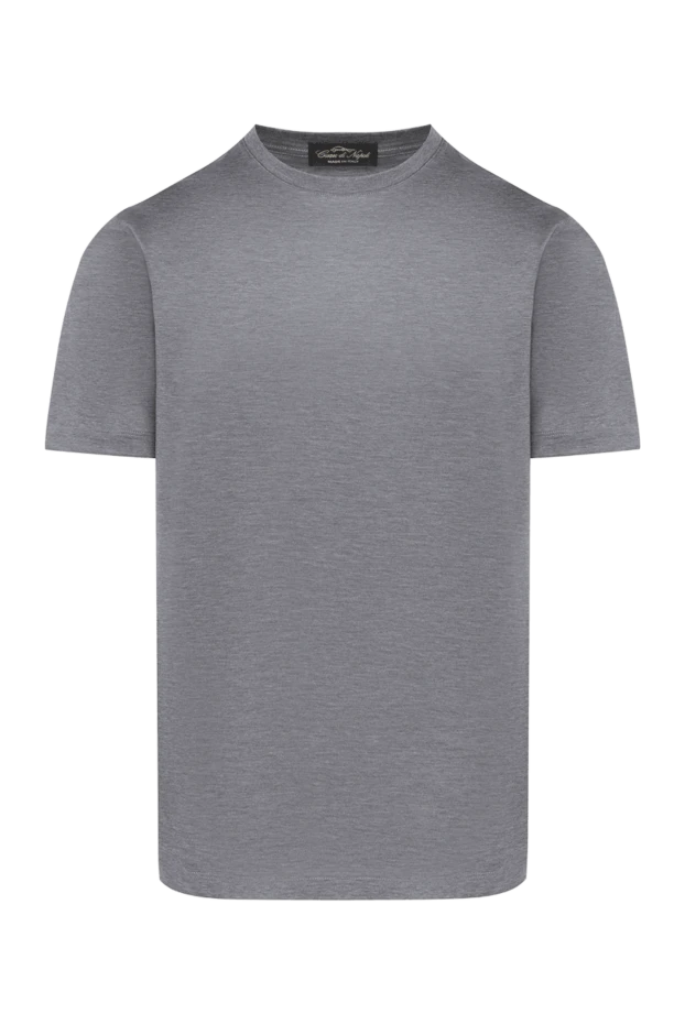 Cesare di Napoli men's gray cotton t-shirt 185338 - photo 1