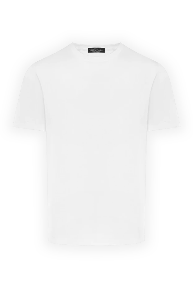 Cesare di Napoli white cotton t-shirt for men 185340 - photo 1