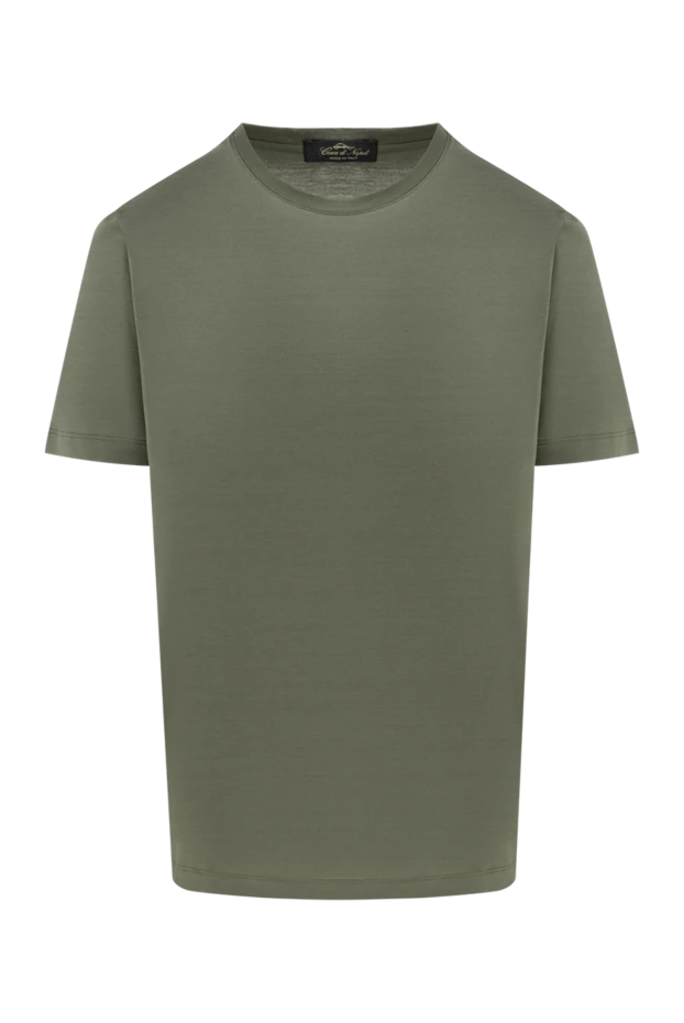 Cesare di Napoli green men's cotton t-shirt 185341 - photo 1