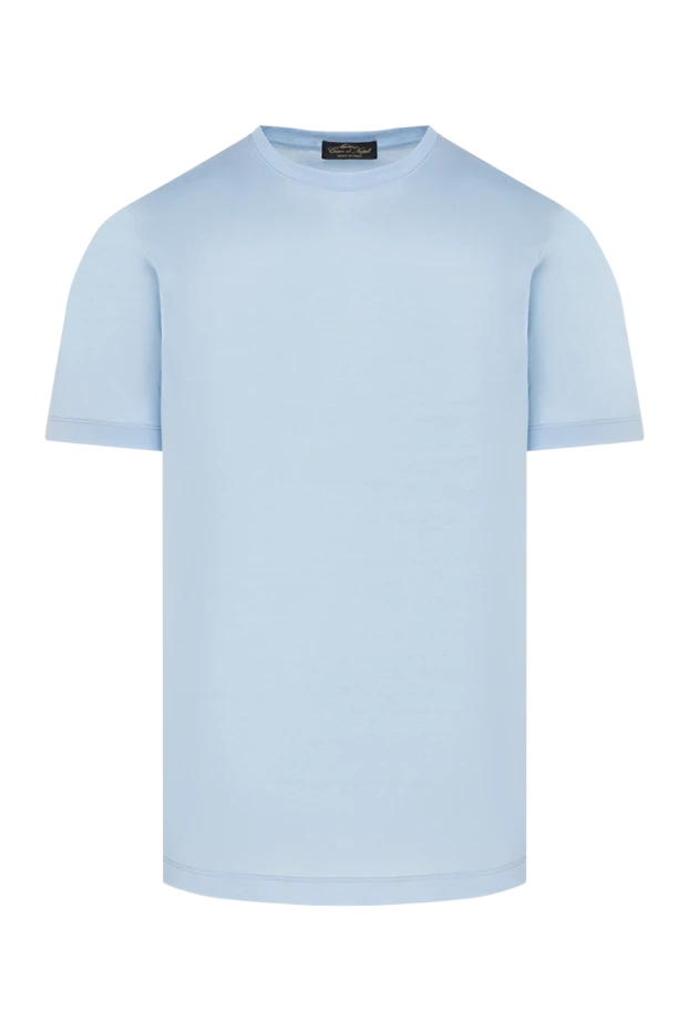 Cesare di Napoli blue cotton t-shirt for men 185350 - photo 1