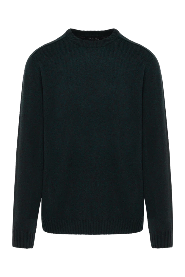 Men's wool jumper green