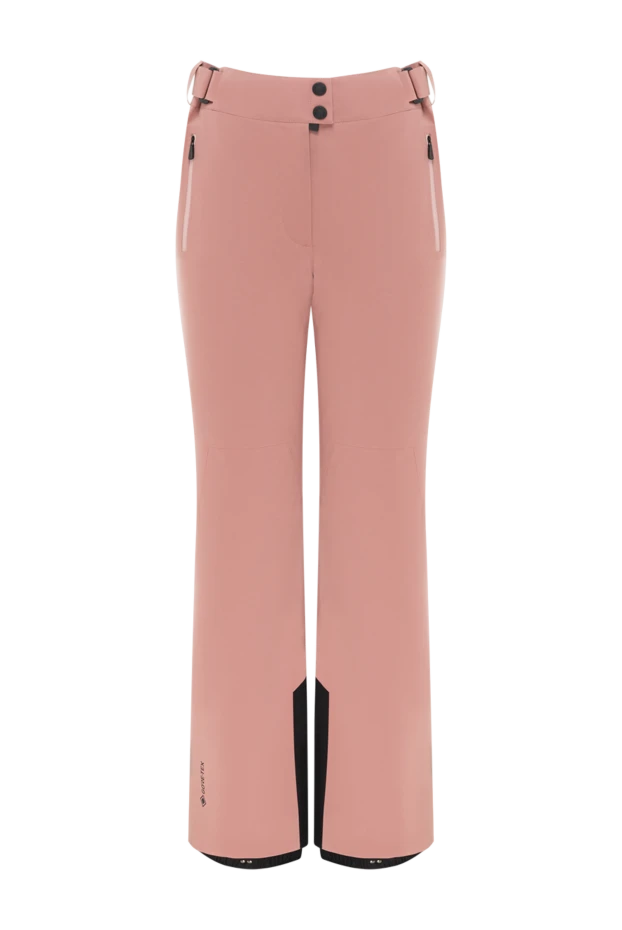 Moncler women's pink trousers with black inserts 185400 - photo 1