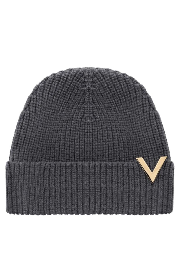 Valentino women's gray wool hat 185407 - photo 1