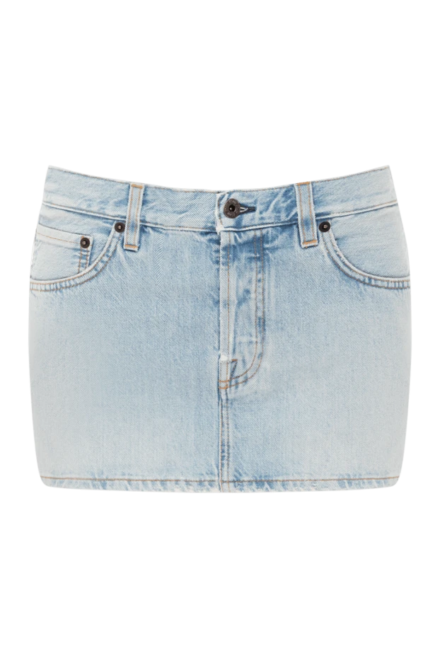 Miu Miu short denim skirt blue 185409 - photo 1