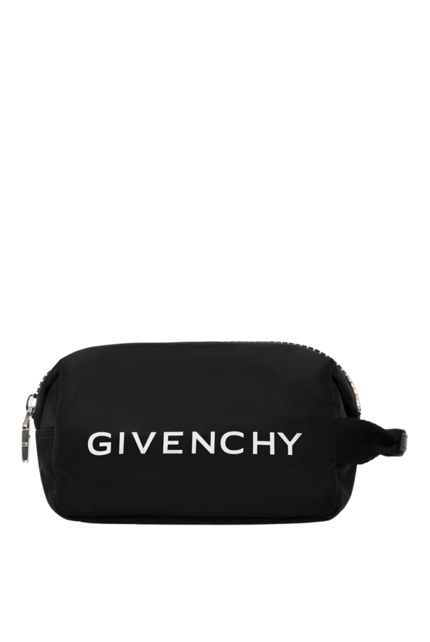 Givenchy нейлоновый косметичка g-zip черная мужская 185432 - фото 1