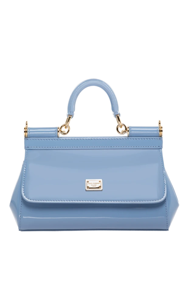 Dolce & Gabbana small sicily bag with short handle blue women's 185433 - photo 1