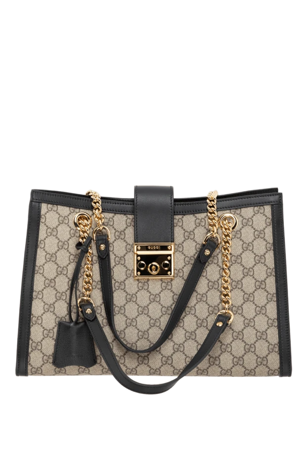 Gucci medium padlock shoulder bag beige 185498 - photo 1