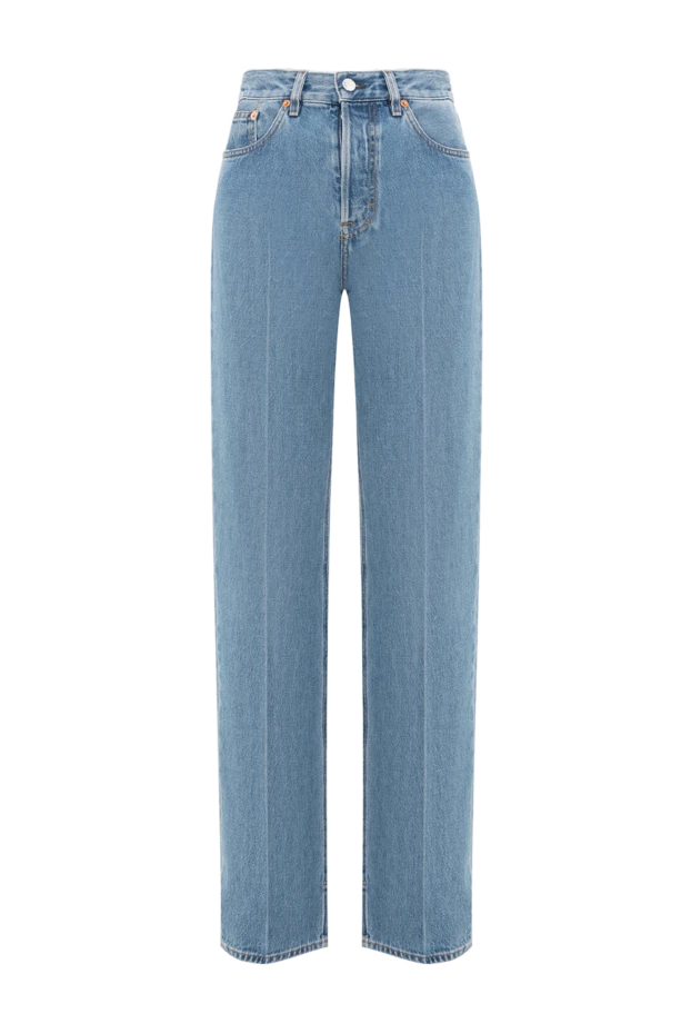 Gucci джинсы женские голубые stonewash 185542 - фото 1