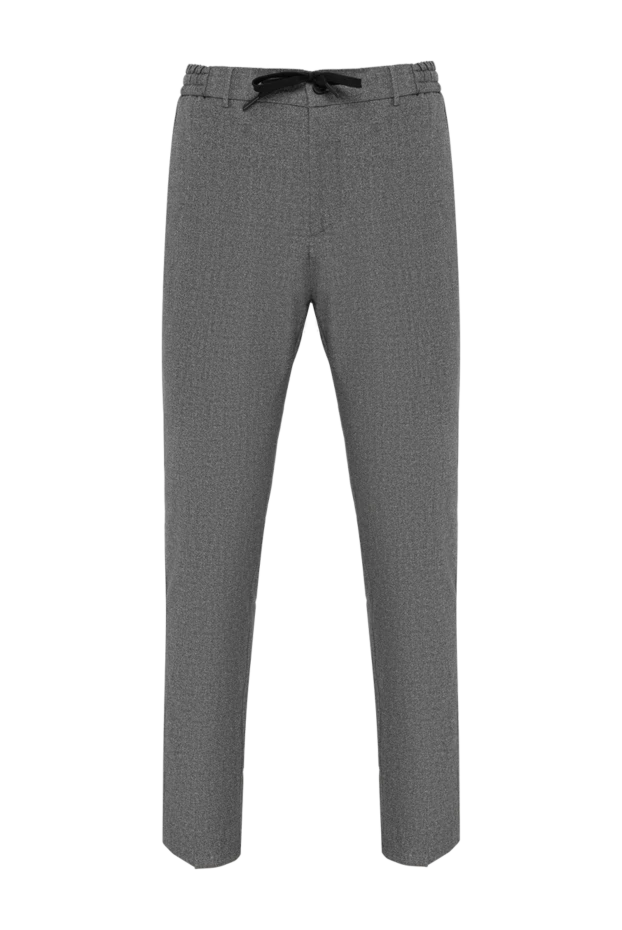 Berwich gray melange trousers for men 185609 - photo 1