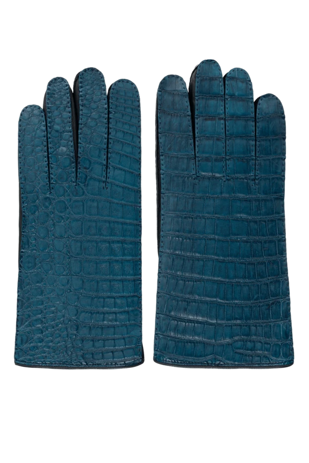 Mazzoleni brown cashmere gloves for men 185646 - photo 1