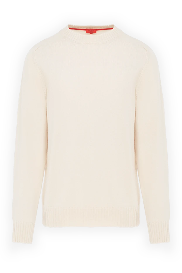 Isaia men's knitted cashmere jumper white 185678 - photo 1