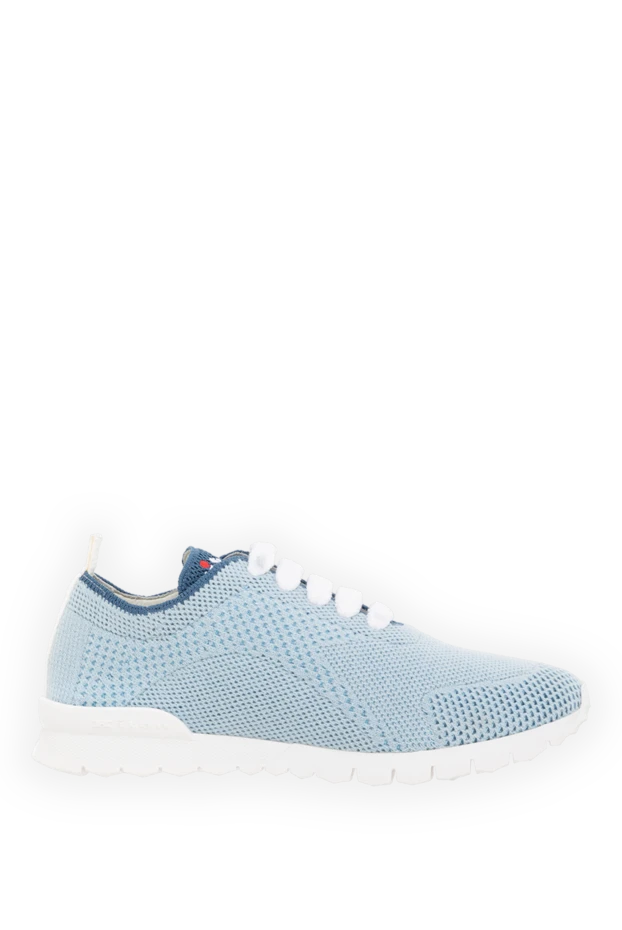 Kiton light blue cashmere fit sneakers 185716 - photo 1