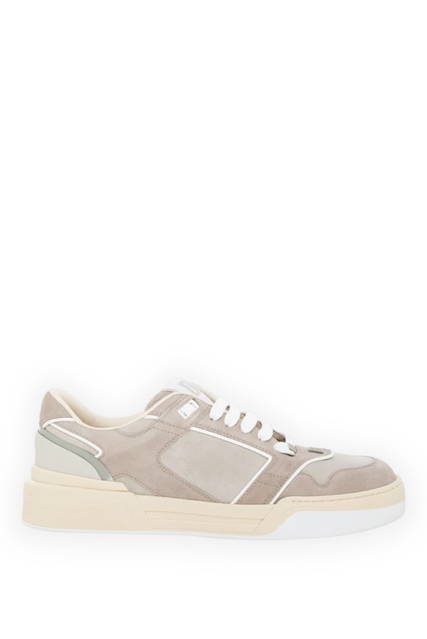 Dolce & Gabbana new roma suede sneakers beige 185940 - photo 1