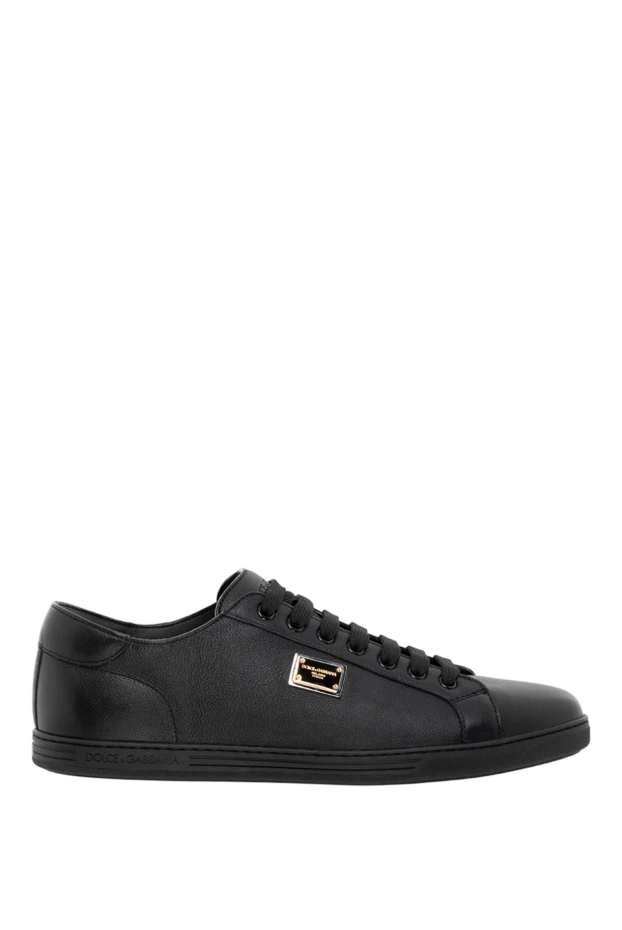 Dolce & Gabbana saint tropez calfskin sneakers black for men 185942 - photo 1