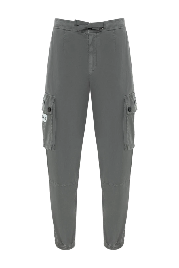 Dolce & Gabbana men's gray cotton cargo trousers 185943 - photo 1