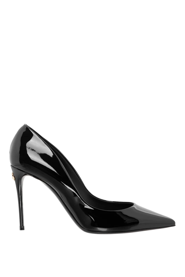 Dolce & Gabbana black patent leather stiletto pumps 185949 - photo 1