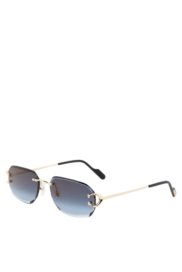 Cartier сонцезахисні окуляри з синім склом чоловічі 186008 - фото 3