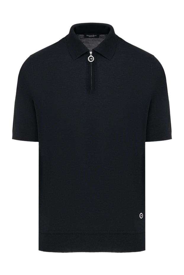 Stefano Ricci men's gray knitted silk polo 186122 - photo 1