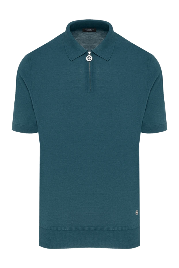 Stefano Ricci men's green knitted silk polo 186125 - photo 1