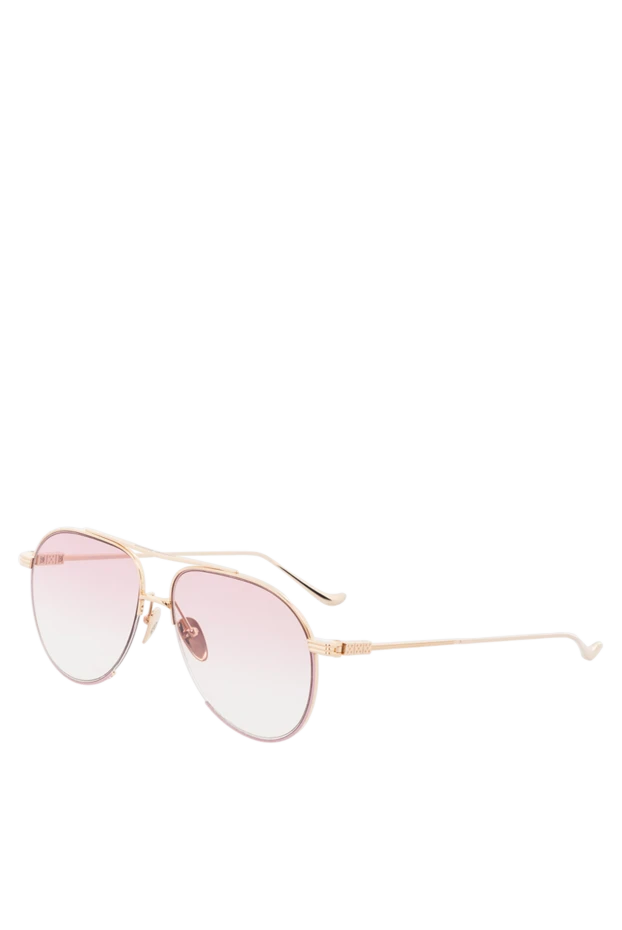 Chrome Hearts солнцезащитные очки авиатор steppin blu золотые 186256 - фото 3