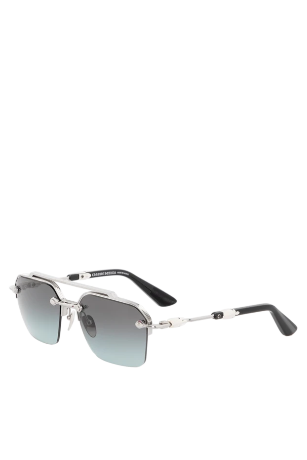 Chrome Hearts солнцезащитные очки bidi esem серебристые прямоугольные 186266 - фото 3