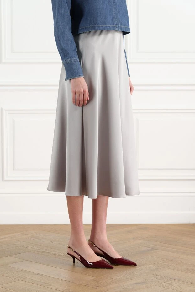 D.Exterior women's gray midi skirt 186513 - photo 3
