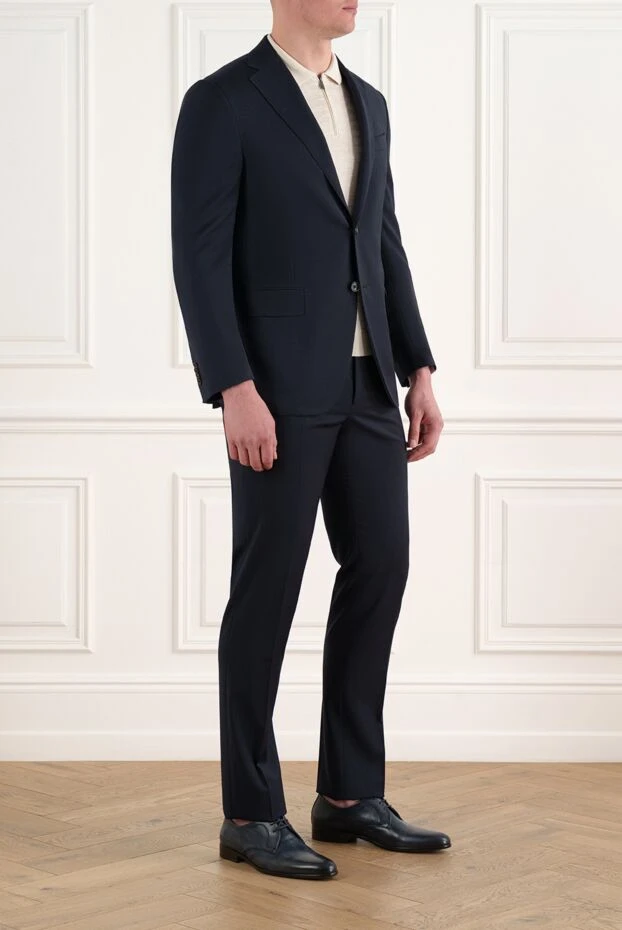 Corneliani classic men's suit blue 186545 - photo 3