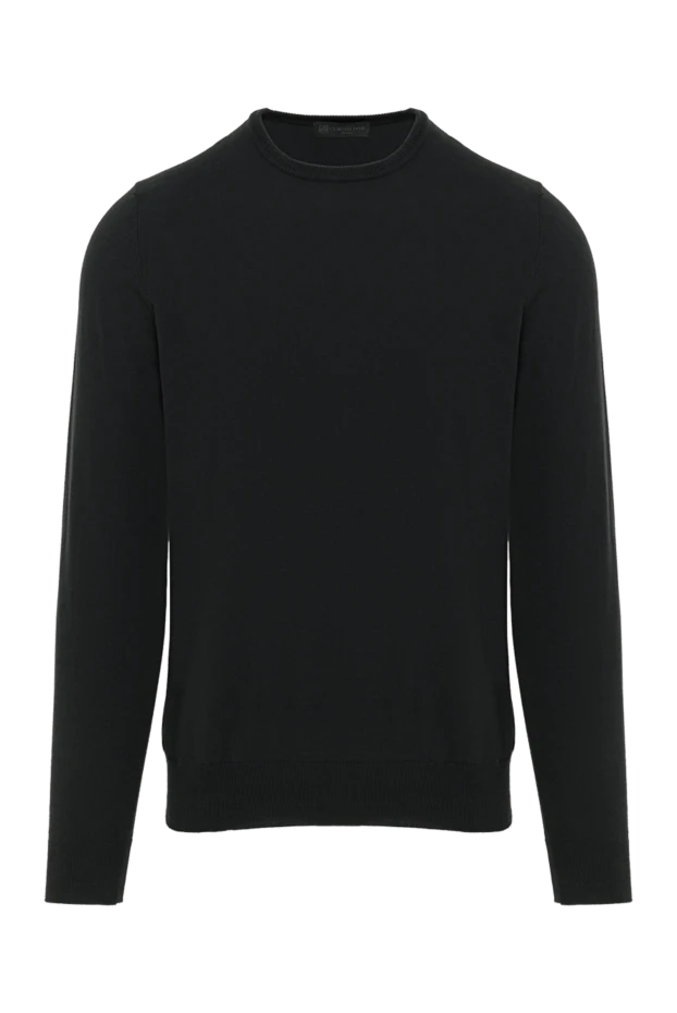 Corneliani classic men's black cotton jumper (markdown) 197794 - photo 1