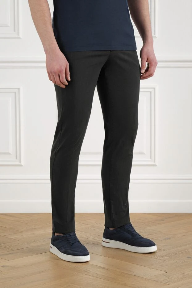 Cesare di Napoli men's black combined trousers 186676 - photo 3